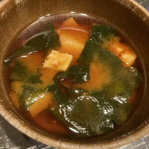 豆腐と若布の味噌汁＋＋